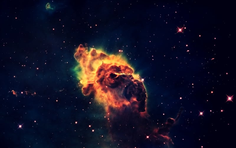 Abstract Space Galaxy Stars